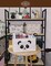 HUNRUNG Rectangle Storage Basket Cute Canvas Organizer Bin for Pet/Children Toys, Books, Clothes Perfect for Rooms/Playroom/Shelves (Panada)